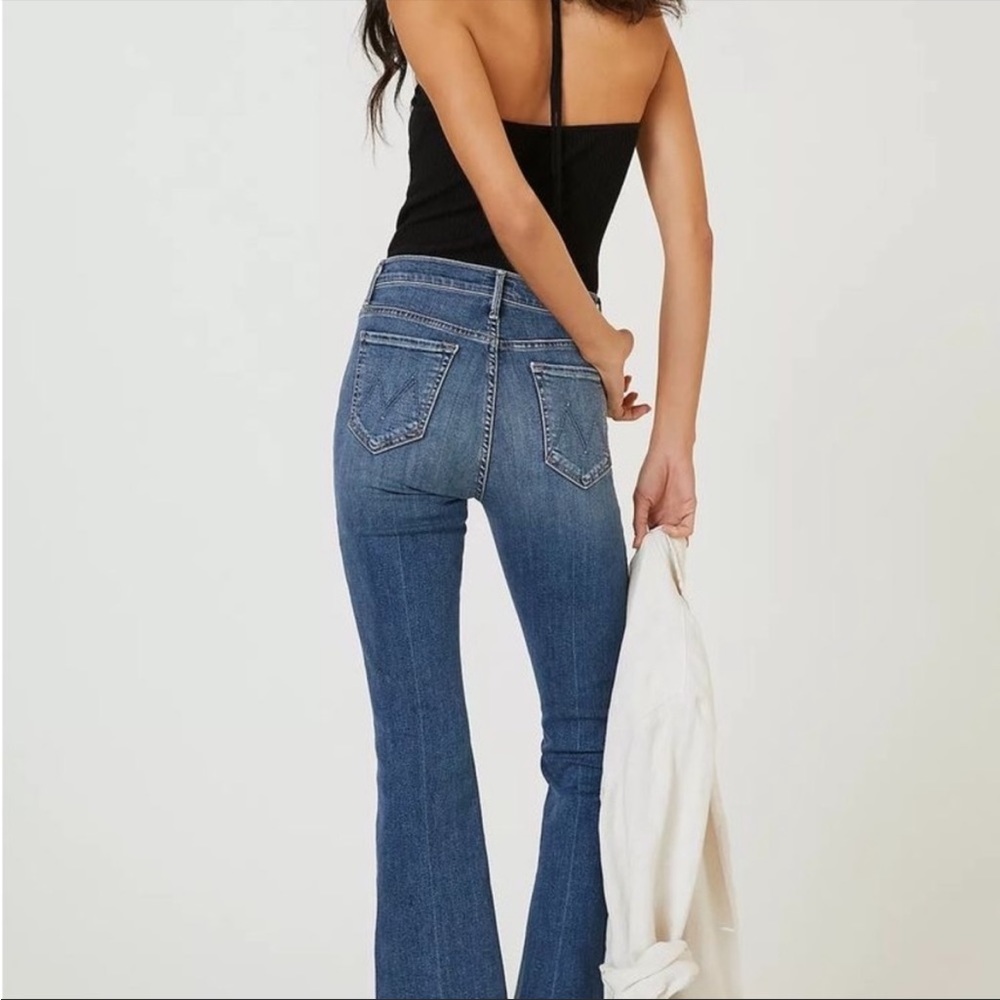 NWT MOTHER The Weekender Jeans in Love Bombs, Size 26